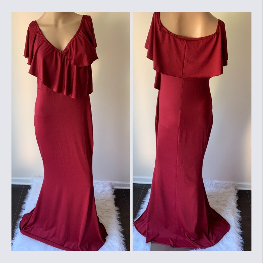 NEW V Neck Evening Gown Size Small